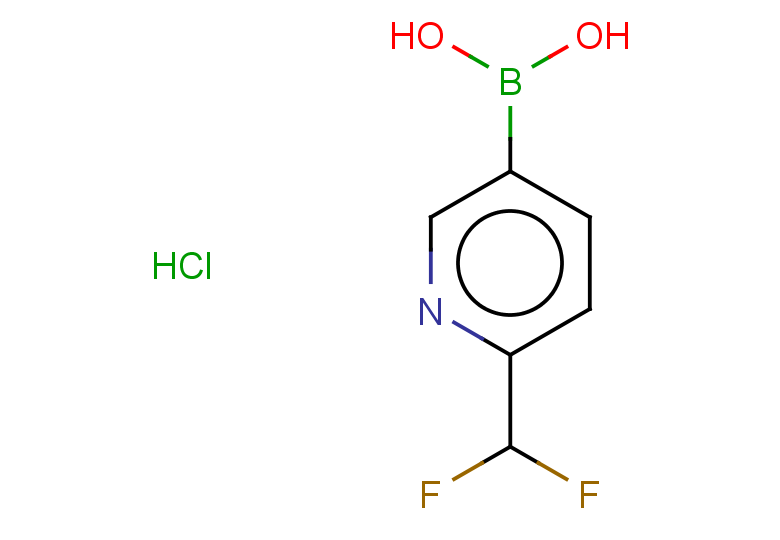 [6-(difluoromethyl)pyridin-3-yl]boronic acid hydrochloride