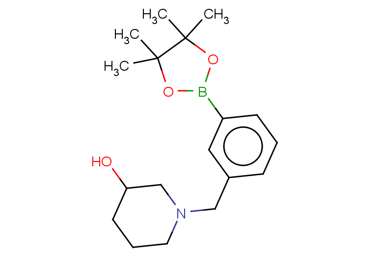 1-{[3-(tetramethyl-1,3,2-dioxaborolan-2-yl)phenyl]methyl}piperidin-3-ol