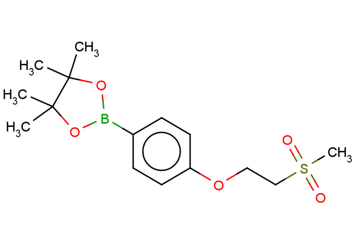 2-[4-(2-methanesulfonylethoxy)phenyl]-4,4,5,5-tetramethyl-1,3,2-dioxaborolane