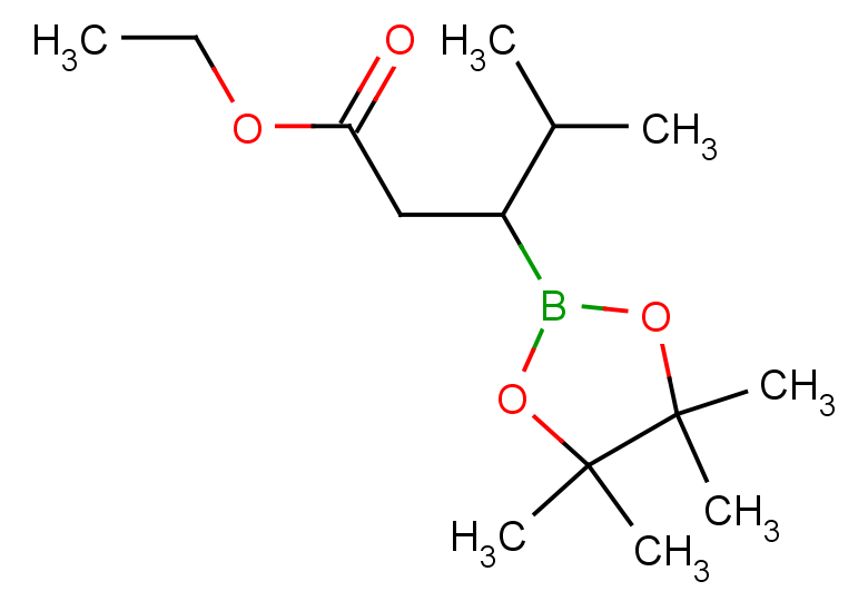 ethyl 4-methyl-3-(4,4,5,5-tetramethyl-1,3,2-dioxaborolan-2-yl)pentanoate