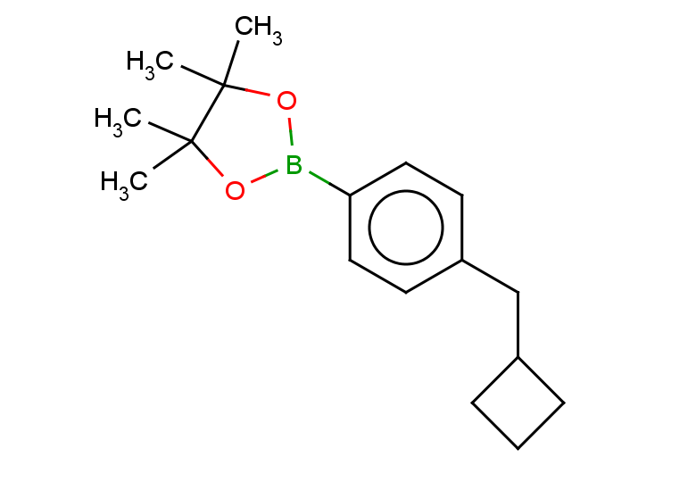 2-[4-(cyclobutylmethyl)phenyl]-4,4,5,5-tetramethyl-1,3,2-dioxaborolane