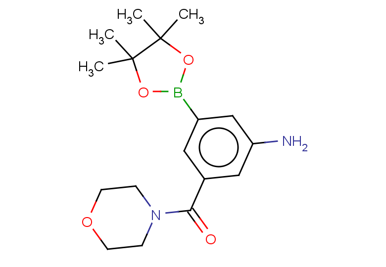 3-(morpholine-4-carbonyl)-5-(tetramethyl-1,3,2-dioxaborolan-2-yl)aniline