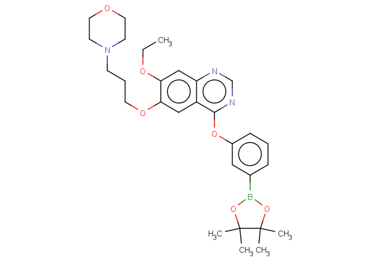 7-ethoxy-6-[3-(morpholin-4-yl)propoxy]-4-[3-(tetramethyl-1,3,2-dioxaborolan-2-yl)phenoxy]quinazoline