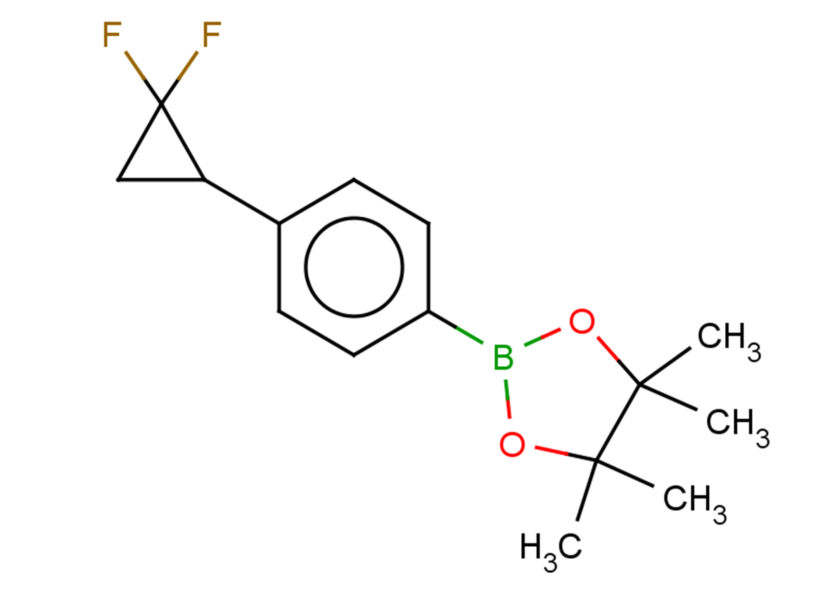 2-[4-(2,2-difluorocyclopropyl)phenyl]-4,4,5,5-tetramethyl-1,3,2-dioxaborolane