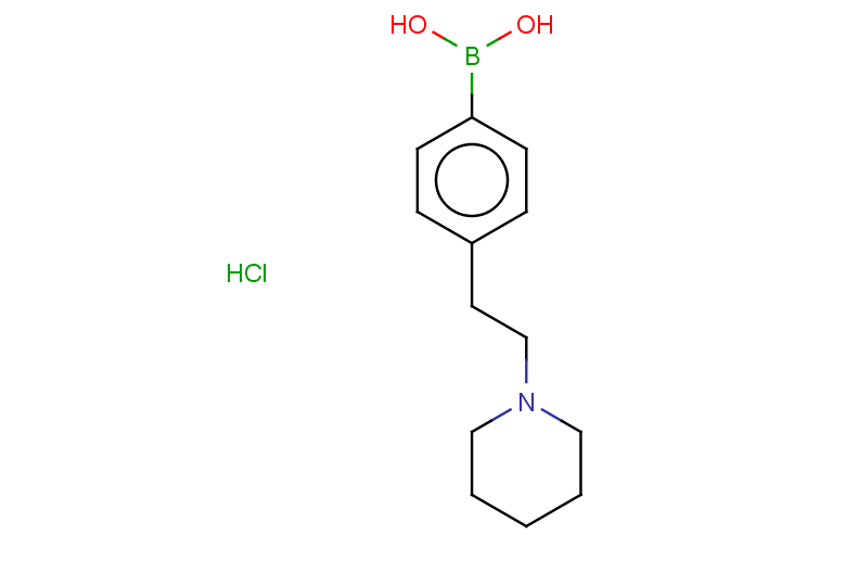 {4-[2-(piperidin-1-yl)ethyl]phenyl}boronic acid hydrochloride