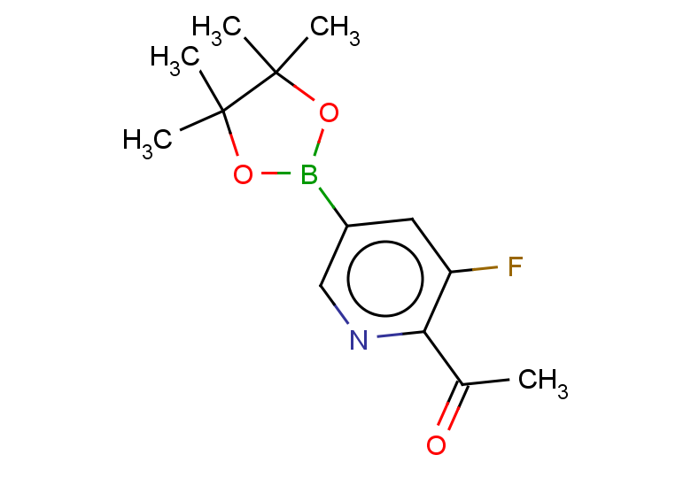 1-[3-fluoro-5-(tetramethyl-1,3,2-dioxaborolan-2-yl)pyridin-2-yl]ethan-1-one