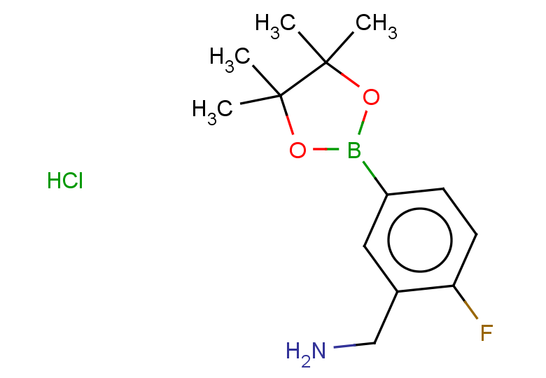 [2-fluoro-5-(tetramethyl-1,3,2-dioxaborolan-2-yl)phenyl]methanamine hydrochloride