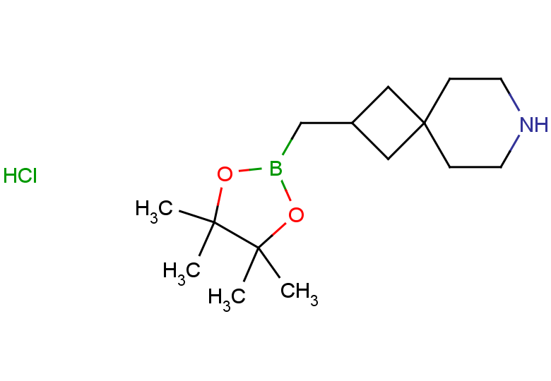2-[(tetramethyl-1,3,2-dioxaborolan-2-yl)methyl]-7-azaspiro[3.5]nonane hydrochloride