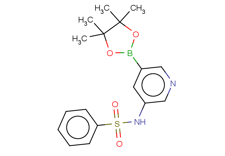 N-[5-(tetramethyl-1,3,2-dioxaborolan-2-yl)pyridin-3-yl]benzenesulfonamide