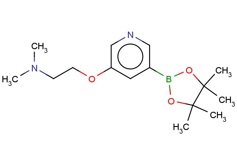 dimethyl(2-{[5-(tetramethyl-1,3,2-dioxaborolan-2-yl)pyridin-3-yl]oxy}ethyl)amine