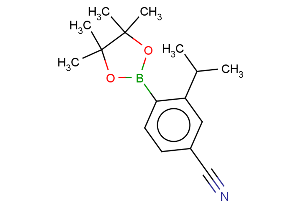 3-isopropyl-4-(4,4,5,5-tetramethyl-1,3,2-dioxaborolan-2-yl)benzonitrile
