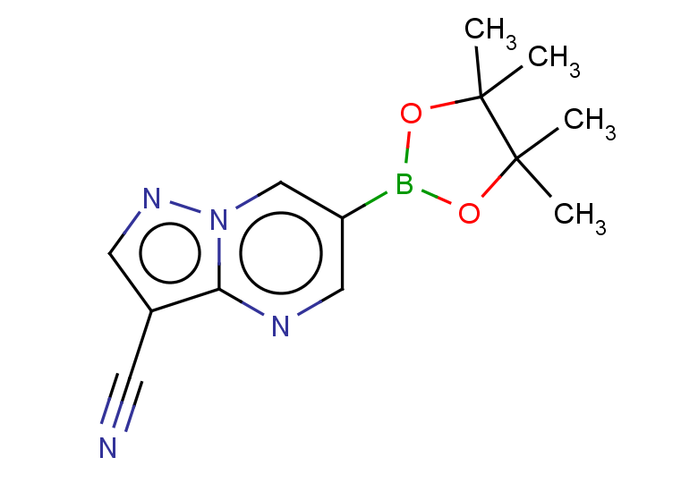 6-(tetramethyl-1,3,2-dioxaborolan-2-yl)pyrazolo[1,5-a]pyrimidine-3-carbonitrile
