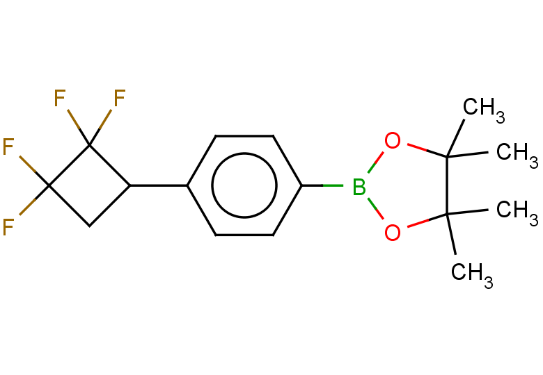 4,4,5,5-tetramethyl-2-[4-(2,2,3,3-tetrafluorocyclobutyl)phenyl]-1,3,2-dioxaborolane
