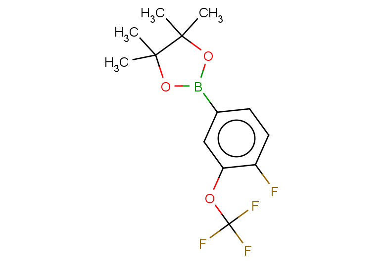 2-[4-fluoro-3-(trifluoromethoxy)phenyl]-4,4,5,5-tetramethyl-1,3,2-dioxaborolane