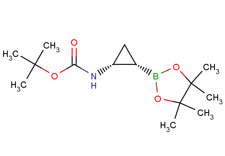 rac-tert-butyl N-[(1R,2S)-2-(tetramethyl-1,3,2-dioxaborolan-2-yl)cyclopropyl]carbamate, cis
