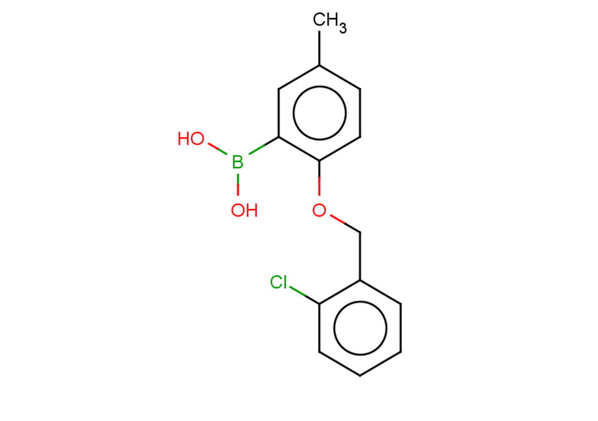 (2-[(2-chlorophenyl)methoxy]-5-methylphenyl)boronic acid