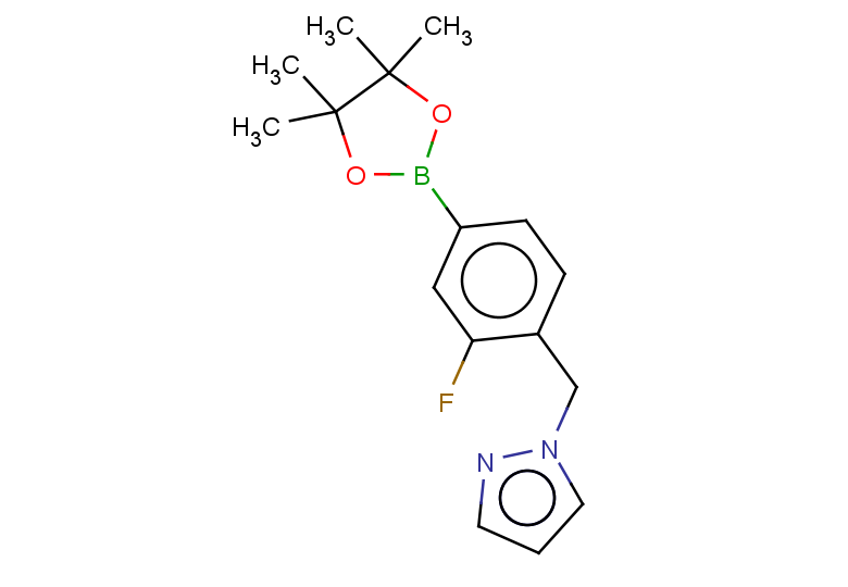 1-{[2-fluoro-4-(tetramethyl-1,3,2-dioxaborolan-2-yl)phenyl]methyl}-1H-pyrazole