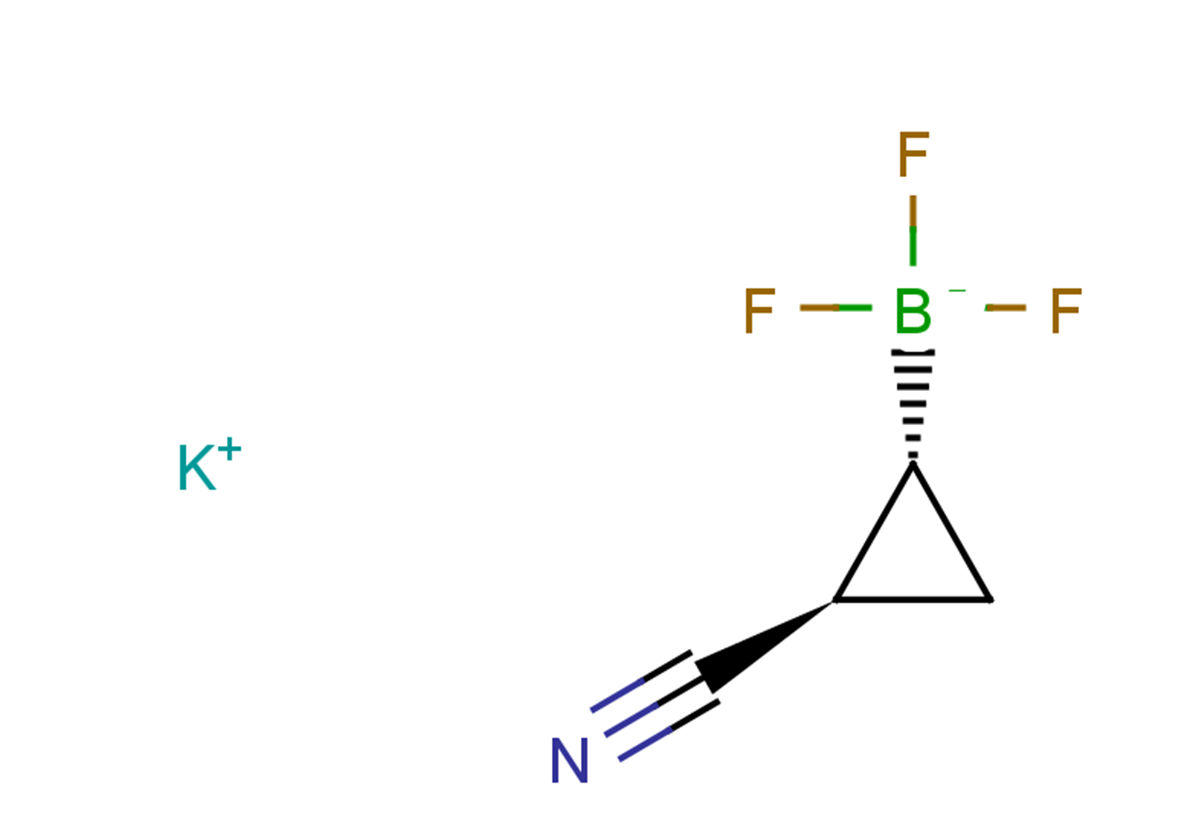 rac-potassium [(1R,2R)-2-cyanocyclopropyl]trifluoroboranuide, trans