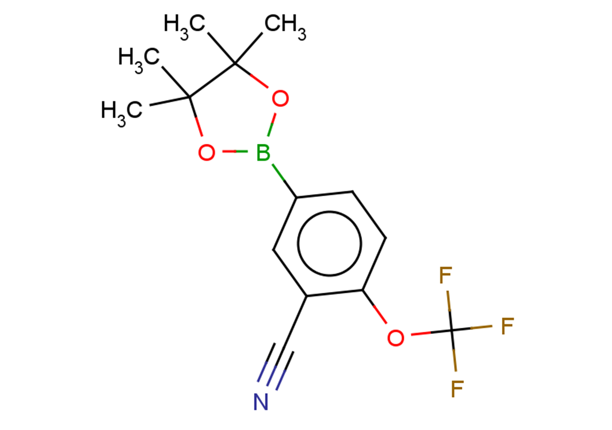 5-(tetramethyl-1,3,2-dioxaborolan-2-yl)-2-(trifluoromethoxy)benzonitrile
