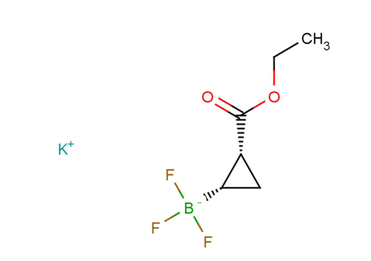 rac-potassium [(1R,2S)-2-(ethoxycarbonyl)cyclopropyl]trifluoroboranuide, cis