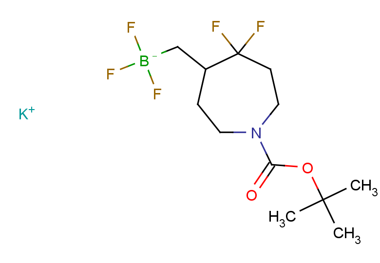 potassium ({1-[(tert-butoxy)carbonyl]-5,5-difluoroazepan-4-yl}methyl)trifluoroboranuide