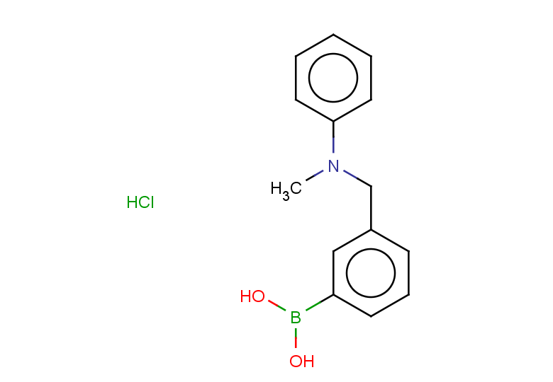 (3-{[methyl(phenyl)amino]methyl}phenyl)boronic acid hydrochloride