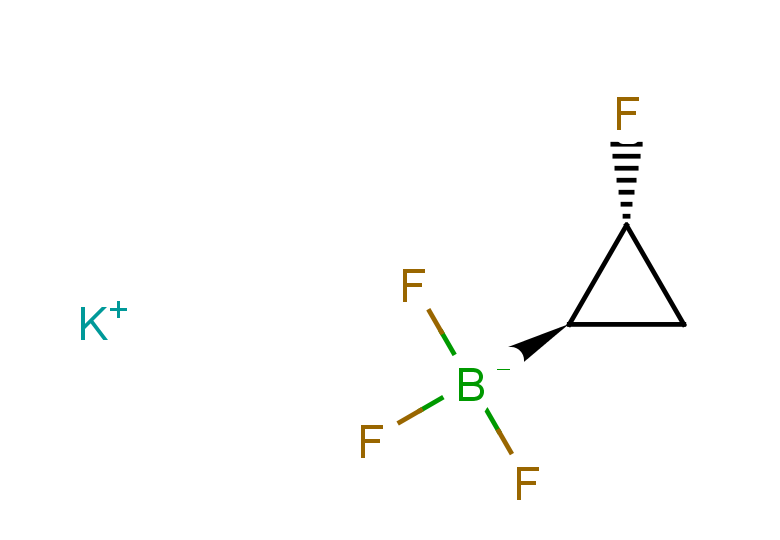 rac-potassium trifluoro[(1R,2R)-2-fluorocyclopropyl]boranuide, trans