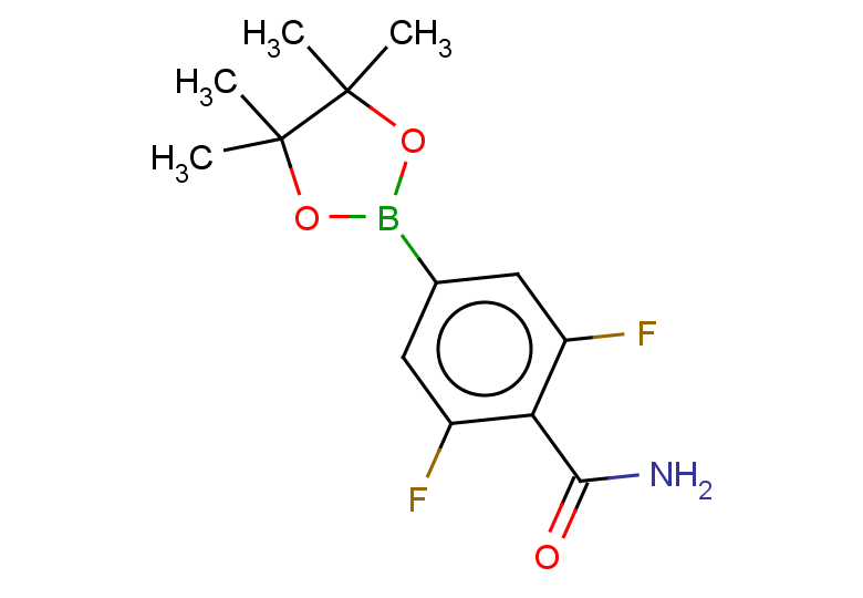 2,6-difluoro-4-(4,4,5,5-tetramethyl-1,3,2-dioxaborolan-2-yl)benzamide