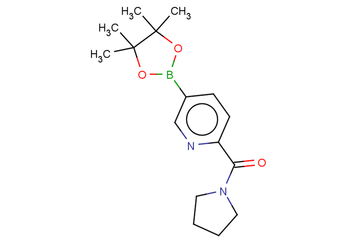 2-(pyrrolidine-1-carbonyl)-5-(4,4,5,5-tetramethyl-1,3,2-dioxaborolan-2-yl)pyridine
