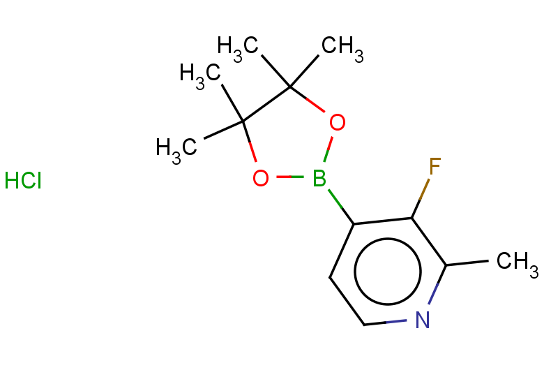 3-fluoro-2-methyl-4-(4,4,5,5-tetramethyl-1,3,2-dioxaborolan-2-yl)pyridine hydrochloride