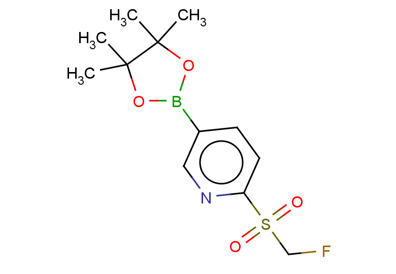 2-fluoromethanesulfonyl-5-(4,4,5,5-tetramethyl-1,3,2-dioxaborolan-2-yl)pyridine