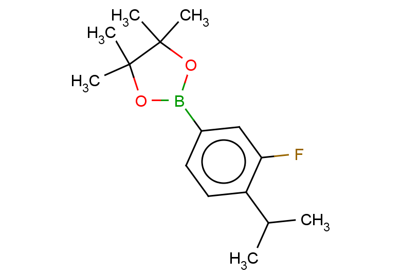 2-[3-fluoro-4-(propan-2-yl)phenyl]-4,4,5,5-tetramethyl-1,3,2-dioxaborolane