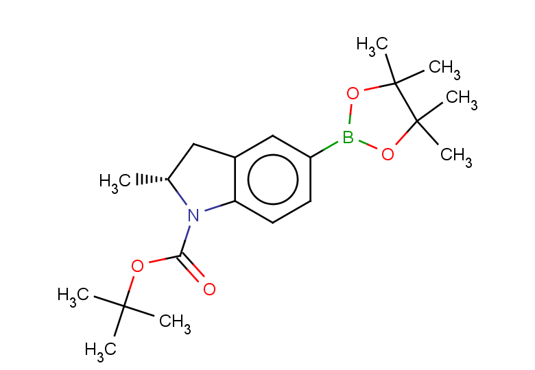 tert-butyl (2R)-2-methyl-5-(4,4,5,5-tetramethyl-1,3,2-dioxaborolan-2-yl)-2,3-dihydro-1H-indole-1-carboxylate