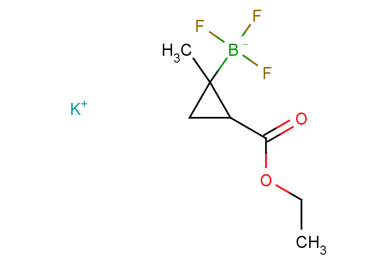 potassium [2-(ethoxycarbonyl)-1-methylcyclopropyl]trifluoroboranuide, Mixture of diastereomers