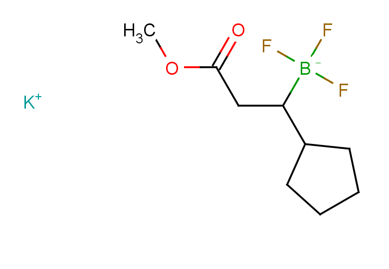 potassium (1-cyclopentyl-3-methoxy-3-oxopropyl)trifluoroboranuide