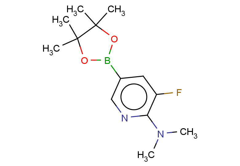 3-fluoro-N,N-dimethyl-5-(4,4,5,5-tetramethyl-1,3,2-dioxaborolan-2-yl)pyridin-2-amine