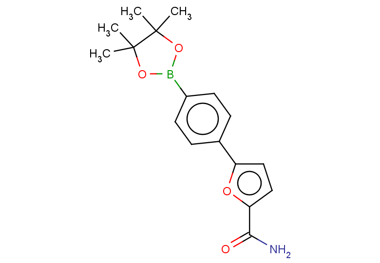 5-[4-(4,4,5,5-tetramethyl-1,3,2-dioxaborolan-2-yl)phenyl]furan-2-carboxamide