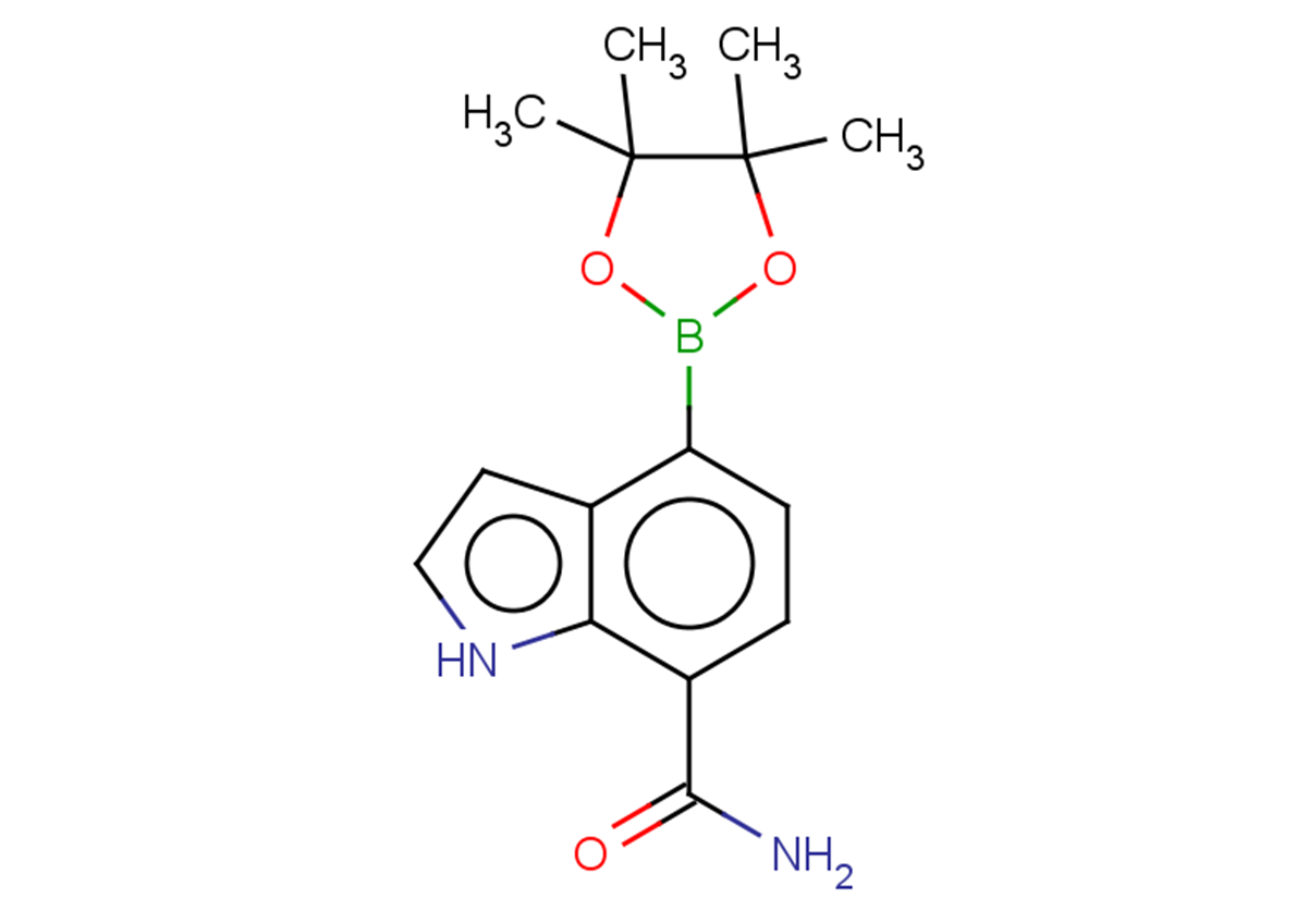 4-(4,4,5,5-tetramethyl-1,3,2-dioxaborolan-2-yl)-1H-indole-7-carboxamide