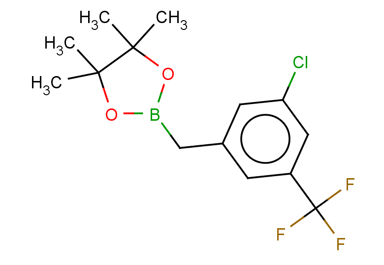 2-{[3-chloro-5-(trifluoromethyl)phenyl]methyl}-4,4,5,5-tetramethyl-1,3,2-dioxaborolane