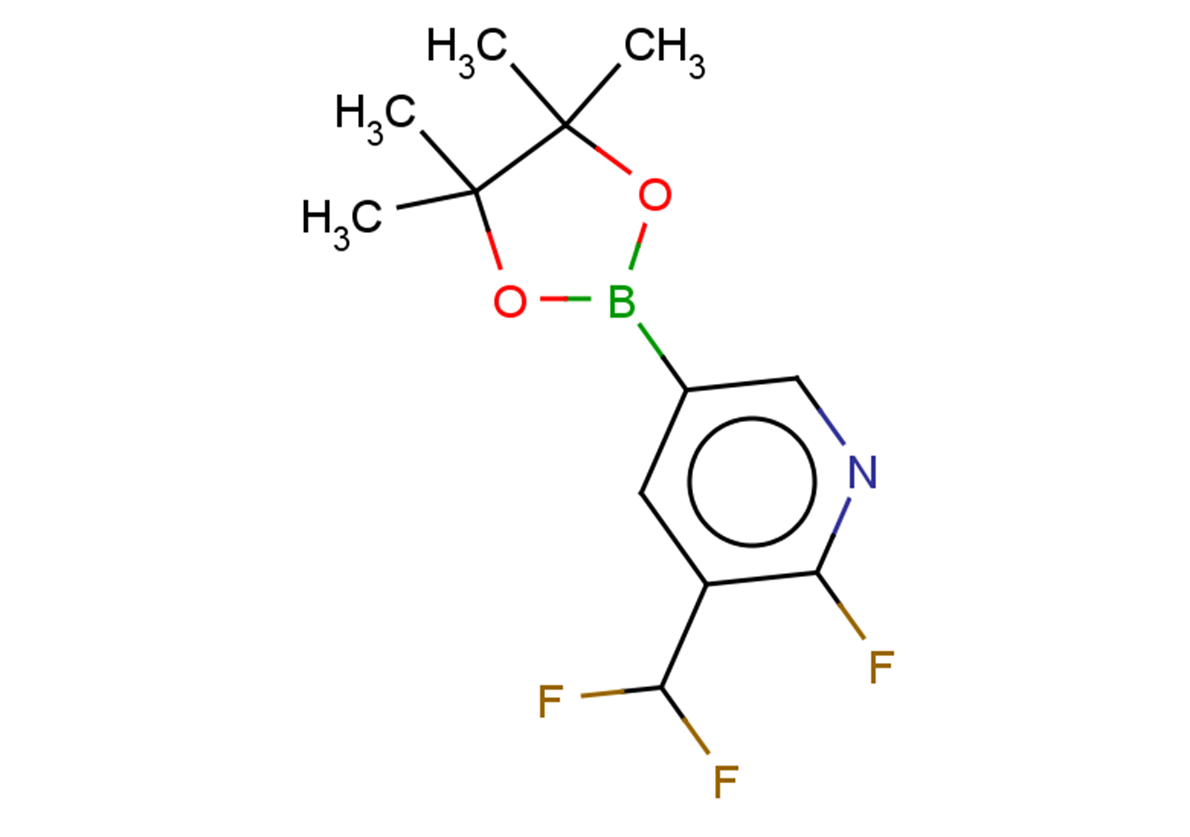 3-(difluoromethyl)-2-fluoro-5-(4,4,5,5-tetramethyl-1,3,2-dioxaborolan-2-yl)pyridine