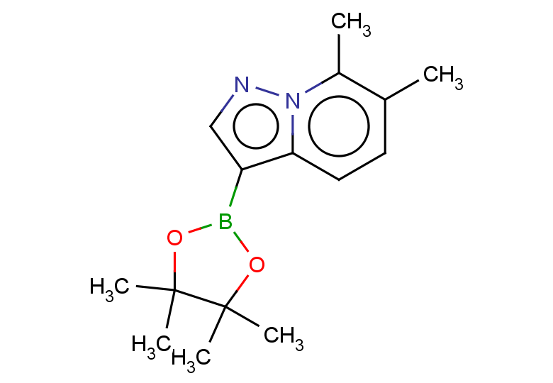6,7-dimethyl-3-(4,4,5,5-tetramethyl-1,3,2-dioxaborolan-2-yl)pyrazolo[1,5-a]pyridine