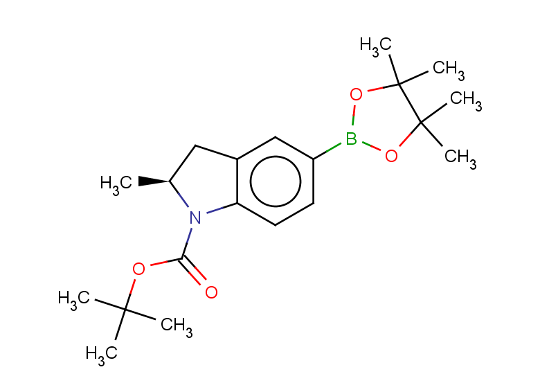 tert-butyl (2S)-2-methyl-5-(4,4,5,5-tetramethyl-1,3,2-dioxaborolan-2-yl)-2,3-dihydro-1H-indole-1-carboxylate