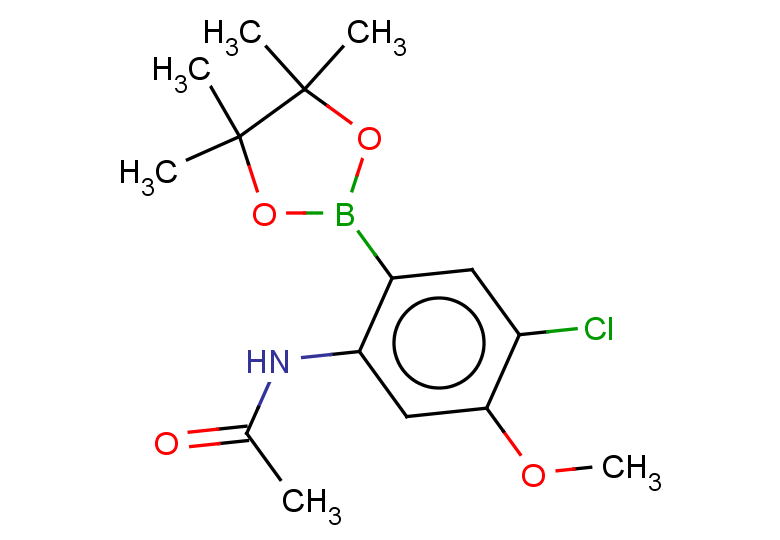 N-[4-chloro-5-methoxy-2-(4,4,5,5-tetramethyl-1,3,2-dioxaborolan-2-yl)phenyl]acetamide