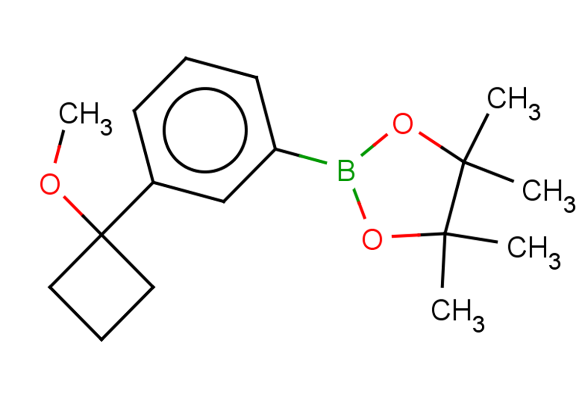 2-[3-(1-methoxycyclobutyl)phenyl]-4,4,5,5-tetramethyl-1,3,2-dioxaborolane