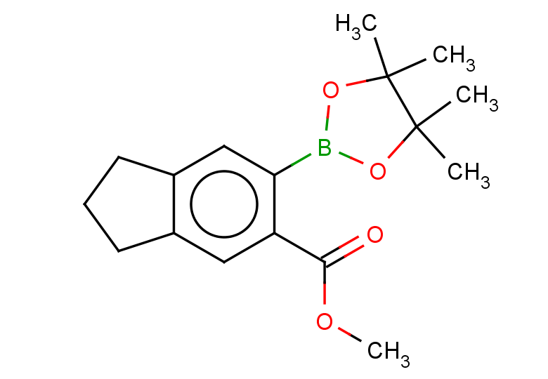 methyl 6-(4,4,5,5-tetramethyl-1,3,2-dioxaborolan-2-yl)-2,3-dihydro-1H-indene-5-carboxylate