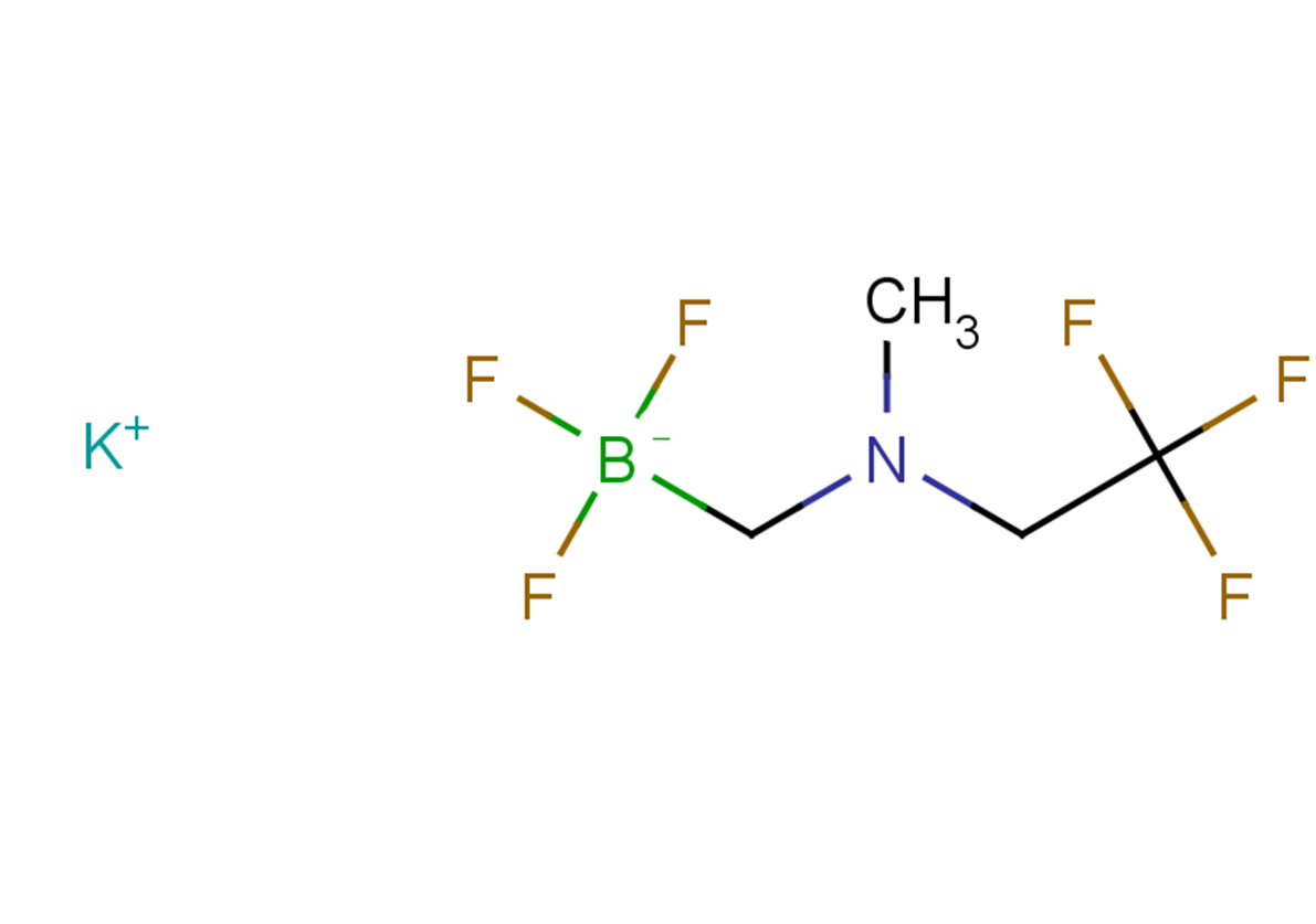 potassium trifluoro({[methyl(2,2,2-trifluoroethyl)amino]methyl})boranuide