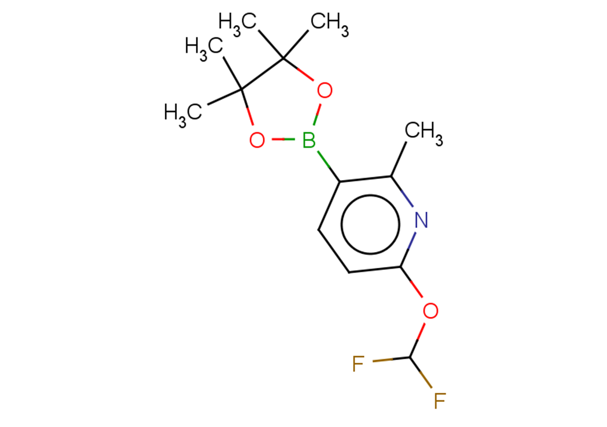 6-(difluoromethoxy)-2-methyl-3-(4,4,5,5-tetramethyl-1,3,2-dioxaborolan-2-yl)pyridine