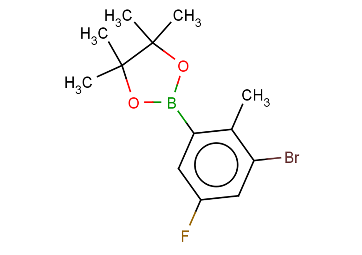 2-(3-bromo-5-fluoro-2-methylphenyl)-4,4,5,5-tetramethyl-1,3,2-dioxaborolane