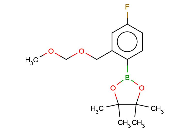2-{4-fluoro-2-[(methoxymethoxy)methyl]phenyl}-4,4,5,5-tetramethyl-1,3,2-dioxaborolane