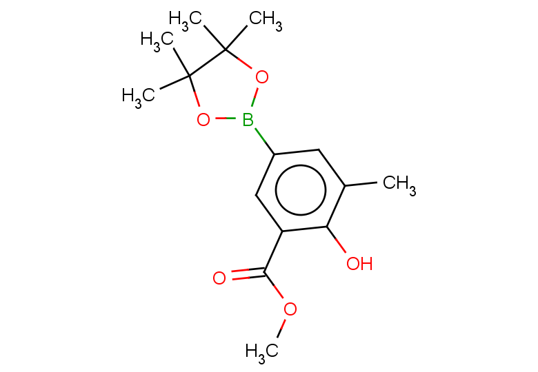 methyl 2-hydroxy-3-methyl-5-(4,4,5,5-tetramethyl-1,3,2-dioxaborolan-2-yl)benzoate